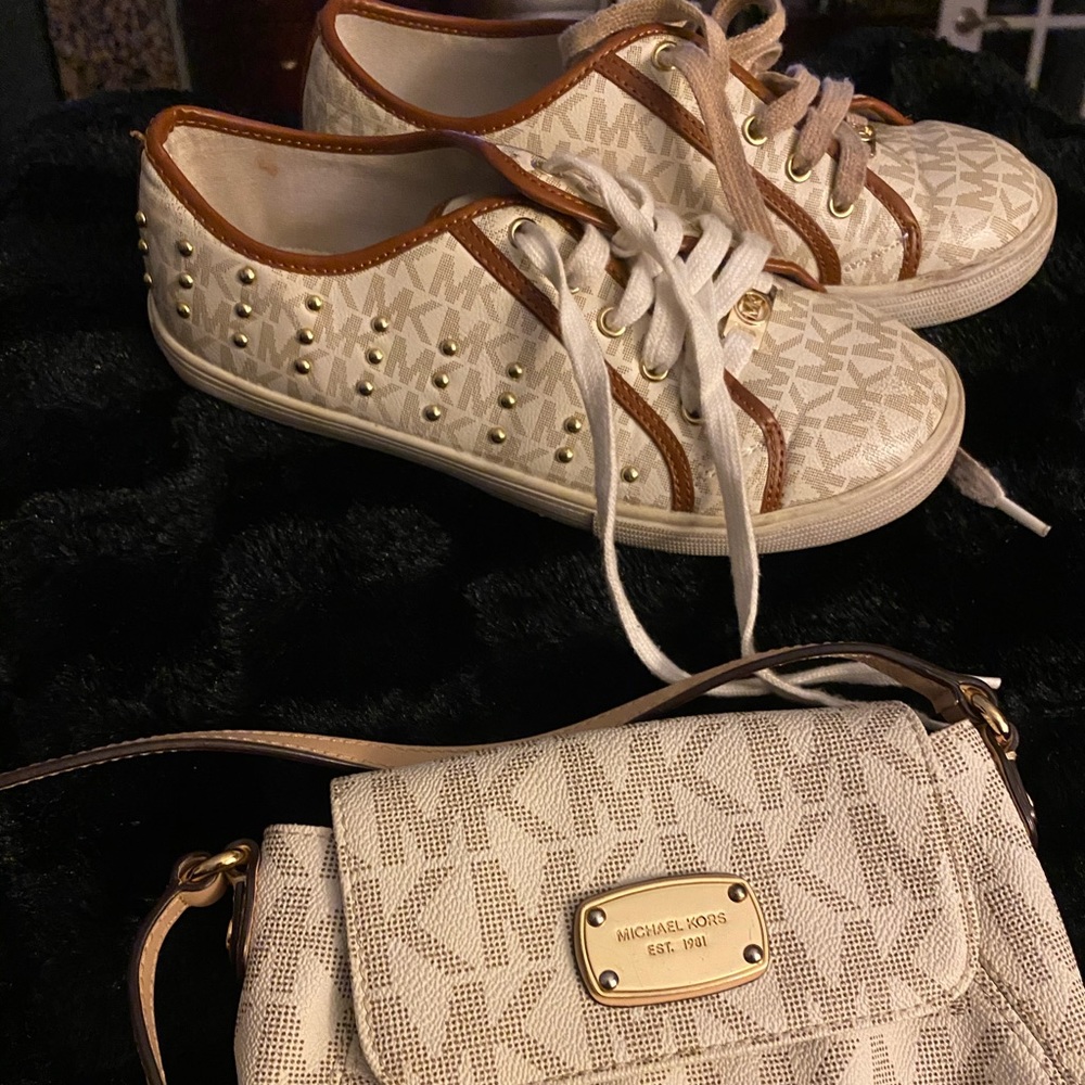 Michael Kors purse and Sneaker Set